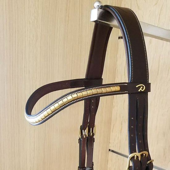 Brass Clincher Browband