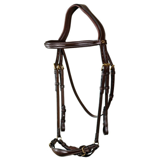 Anatomic drop noseband bridle