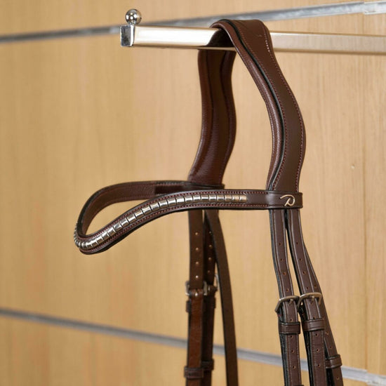 Wave silver clincher browband