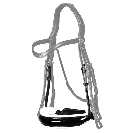 Patent noseband with white padding