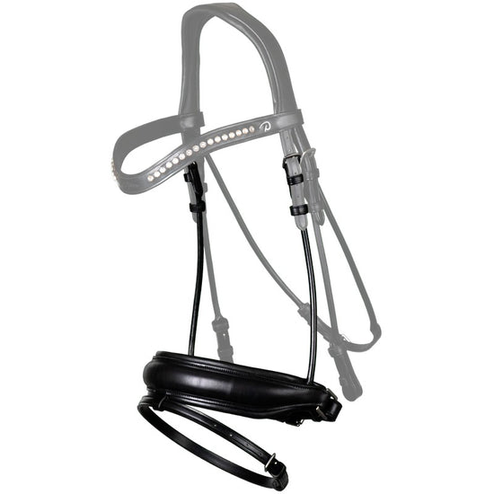 Large Crank Noseband with flash strap